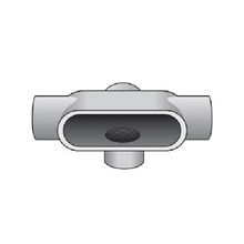 O-Z/Gedney UNILETS™ TA47 Type TA Conduit Outlet Body, 1-1/4 in Hub, 7, 20 cu-in, Grayloy Iron, Electroplated Zinc/Aluminum Enamel