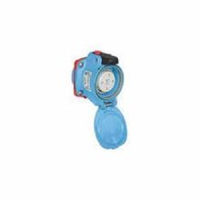 MELTRIC Decontactor™ 63-14043-843 DSN Grounding Switch Rated Female Receptacle With Angle Adapter, 480 VAC, 20 A, 3 Poles