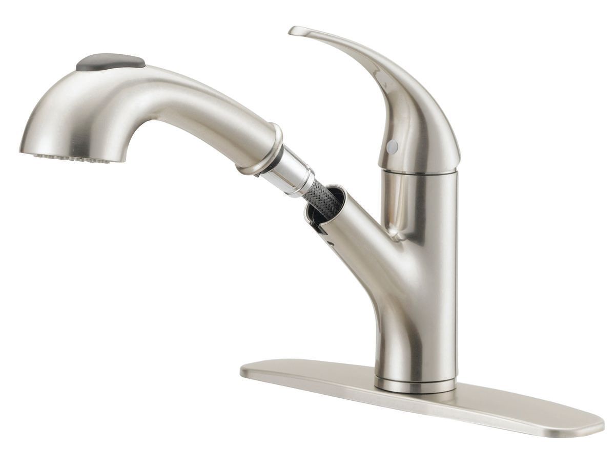 Kitchen Faucet 1 75 Gpm At 60 Psi Durable Metal Lever Handle 5 3 16 In H Spout 42591