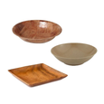 Wood & Bamboo Dinnerware