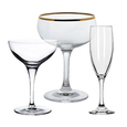 Champagne Coupes & Flutes