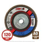CGW 39416 All-Purpose Flap Disc 4-1/2" x 5/8-11 T27 120G Alum Oxide 10 per Box