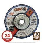 CGW 36256 Grinding Wheel 4-1/2" x 1/4" x 5/8"-11 T27 A24R AO 10 per Box