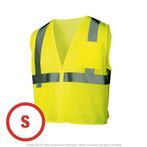 Class 2 Lime Mesh Safety Vest Small