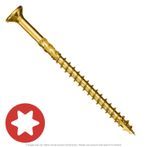 #9 x 2" R4 6-Lobe Star Flat Head Multi-Purpose Screw - 110 per Pack