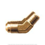 Brass 45° Elbow SAE 45° Flare 3/8" Tube x 1/4" MPT