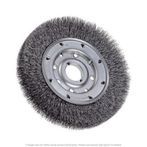 CGW 60180 Crimp 8" Wire Wheel Brush Narrow .014 Carbon 1/4" Face 1-1/2" Trim 1-1/4" AH