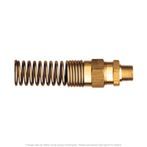 DOT Coupler Assembly with Spring Guard 1/2" Hose x 3/8" Male Pipe Thread