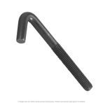 1/2"-13 x 5" Overall Length Heat Treated J-Bolt 63° Bend - 50 per Box