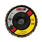 CGW 30002 Z3 Mini 2" Flap Disc Roll-On Arb. T27 40G Zirconia 10 per Box