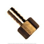 Brass Hose Barb Coupler 1/4" Tube x 1/4" Female Pipe Thread