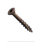 Flat Head with Nibs Square Drive T-17 Wood Screws - 3500 per Case