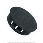 1-1/2" Black Nylon Locking Plug - 25 per Box