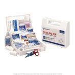 25 Person Commercial First Aid Kit, 109 Piece, Type III Plastic Case