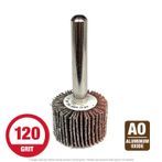 CGW 39923 Firm Flap Wheel 1-1/2" x 1" x 1/4" Shank 120G AO 10 per Box