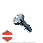 1/4"-14 x 1" Zinc Plated Slotted Indented Hex Self Tapping Screw Type B - 2,500 per Case