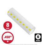 .450 ID x 6" High Adhesive Clear Heat Shrink Tubing - Pack of 8