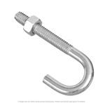 #8-32 x 1-7/8" Overall Length J-Bolt with Nut - 20 per Box