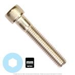 M16-2.0 x 60mm Stainless Steel Socket Head Cap Screw A2