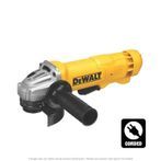 DeWalt 11 Amp 4-1/2" Small Angle Grinder with No-Lock Paddle