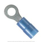 Nylon Insulated Ring Terminal Blue 16-14 AWG, 5/16" Stud - 50 Pack