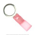 Heat Shrink Ring Terminal 8 AWG, 3/8" Stud - 25 Pack
