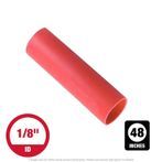 1/8" x 48" Flexible Dual Wall Adhesive-Lined Red Heat Shrink Tubing