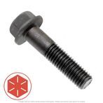 1/2"-20 x 2" Hex Flange Bolt Grade 8, Phos & Oil Finish