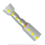 Hydralink Heat Shrink Multiple Wire Butt Connector, Clear/Yellow, 12-10 AWG - 8 AWG (Yellow to Pink) - 50 Pack