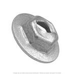1/8" Stud Zinc Plated Thread Cutting Nut - 100 per Box