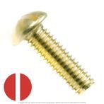 #8-32 x 3/8" Silicon Bronze Slotted Round Head Machine Screw