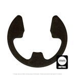 5mm Shaft E-Type Retaining Ring Phosphate & Oil Finish - 100 per Box