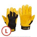 Tillman 1475 Top Grain Cowhide/Spandex Back TrueFit Gloves  Large
