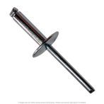 1/8" Diameter x 3/16"-1/4" Grip Steel Large Flange Rivet