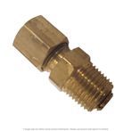 Gravity Flow Ball Check Connector 1/4" Tube x 1/8" Male Pipe Thread
