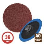 CGW 59525  2" Quick Change Disc Roll-On Arb. 36G AO 50 per Box