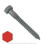 1/2" x 6" Hot Dip Galvanized Hex Lag Screw