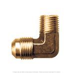 Brass 90° Elbow SAE 45° Flare 1/4" Tube x 1/8" MPT