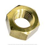 1/2"-20 Brass Finish Hex Nut