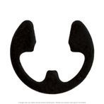 3/16" Shaft E-Type Retaining Ring Phosphate & Oil Finish - 100 per Box