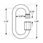 1/8" Quick Link Connector Zinc Plated