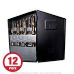 Viking #87651 LF-12 Premium 135° Left-Hand Drill Set (12 Piece)
