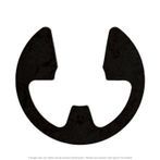 1/4" Shaft E-Type Retaining Ring Phosphate & Oil Finish - 100 per Box