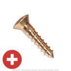 #6 x 1-1/4" Silicon Bronze Phillips Oval Head Wood Screw