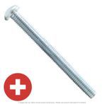 #8-32 x 1-1/4" Zinc Plated Phillips Round Head Machine Screw