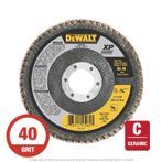DeWalt DWA8283 Elite XP Ceramic Flap Discs 5" x 7/8 T29 40G 10 per Box