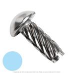 #4 x 1/4" Stainless Steel Round Type-U Drive Screw