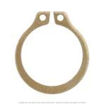 9/16" Zinc Plated External Retaining Ring - 50 per Box