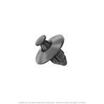 Honda Black Nylon Push-Type Retainer - 25 per Box