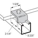 Model B355 Strut To Beam Clamp